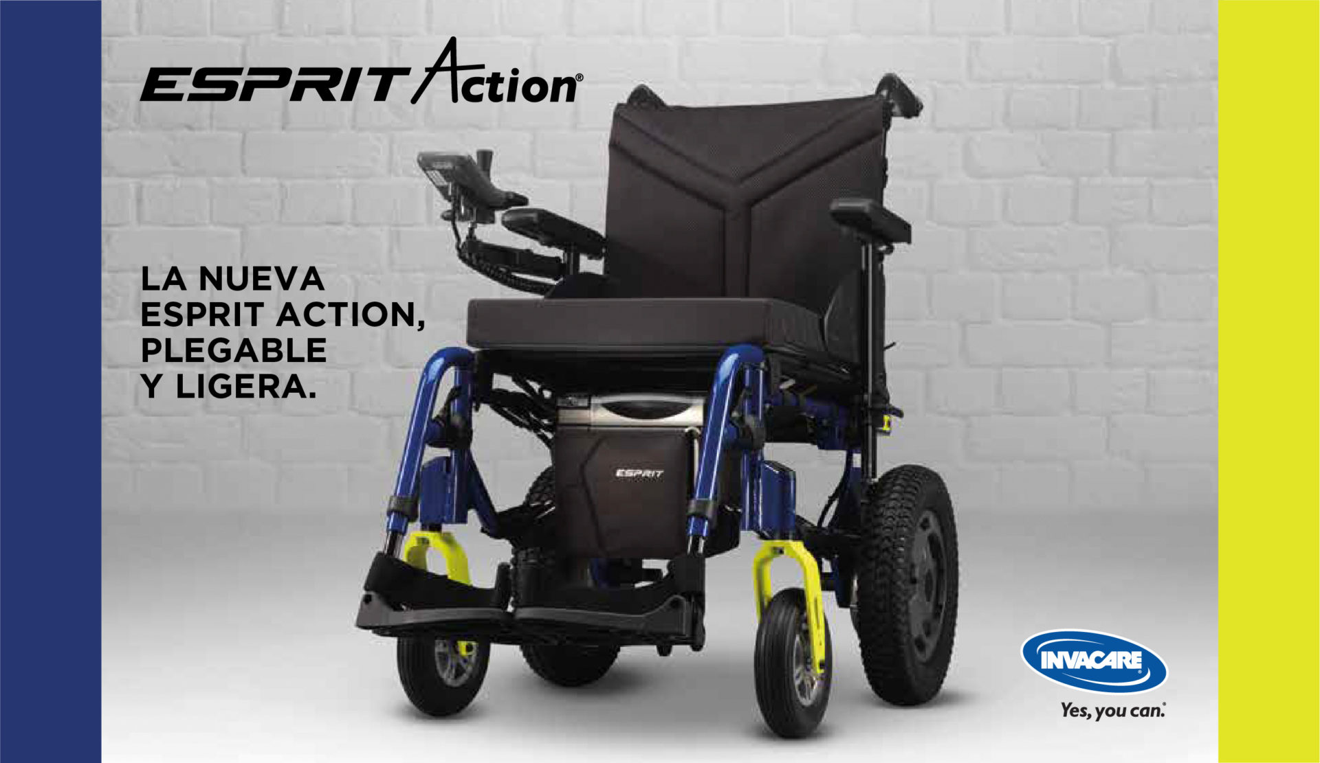 Nueva silla de ruedas eléctrica plegable Espirit Action